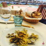 Pranzo in piscina al Cala di Volpe